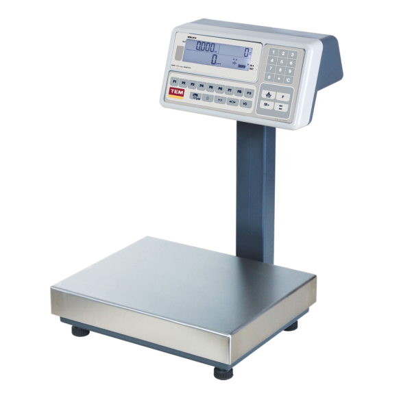 TEM PASLANMAZ 28x35 60 KG SAYICI TERAZİ