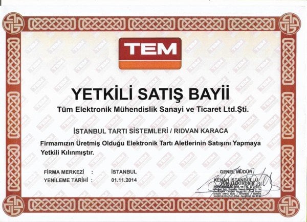 TEM TS500 25KG HASSAS TERAZİ