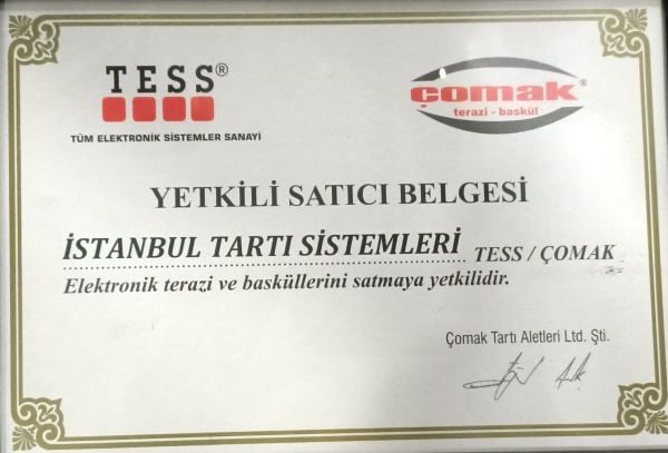 TESS RP 40X50 150KG ONAYLI BASKÜL