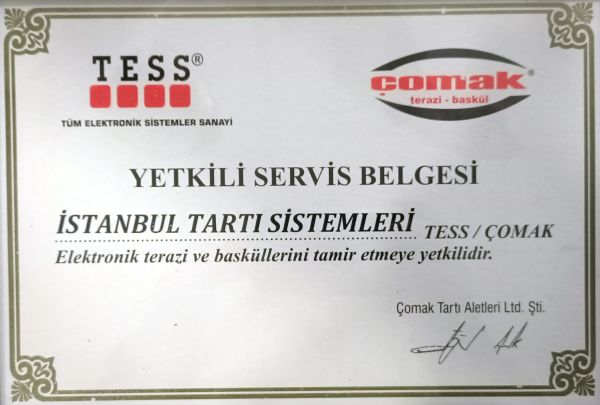 TESS RP 40X50 150KG ONAYLI BASKÜL