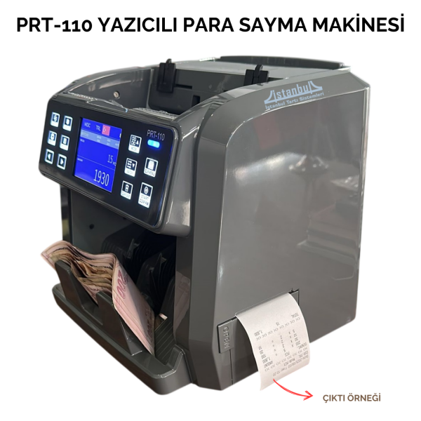 PRT-110 YAZICILI PARA SAYMA MAKİNESİ (10 ÜLKE)